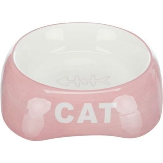 Trixie Keramická miska 200ml/13cm CAT + rybí kostra