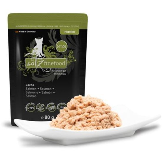 Catz finefood Kapsička CF Purr No.105 s lososem 80 g