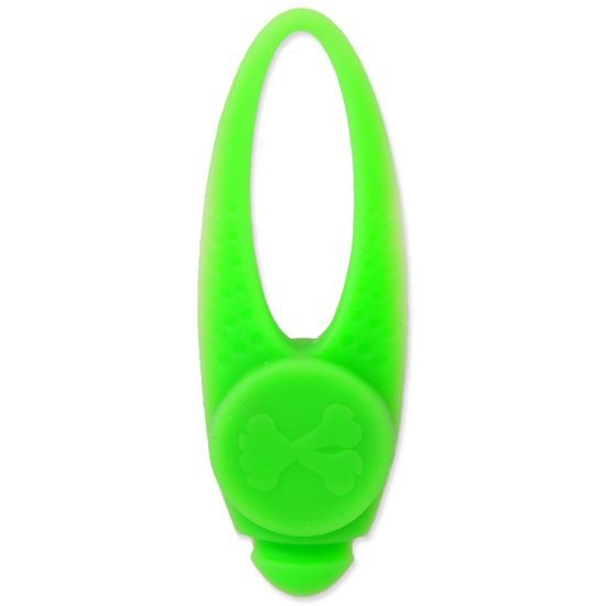Dog fantasy Přívěsek LED silikon zelený 8cm