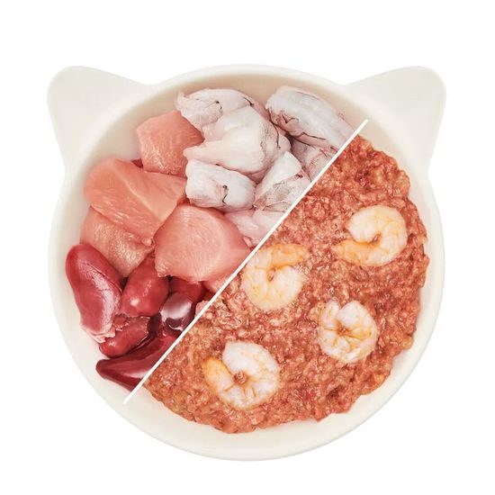 WOW Cat Kapsička Paté Kuře s krevetami Adult 125g