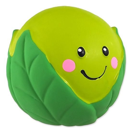 Dog fantasy Hračka Latex zelenina zelí se zvukem 8cm