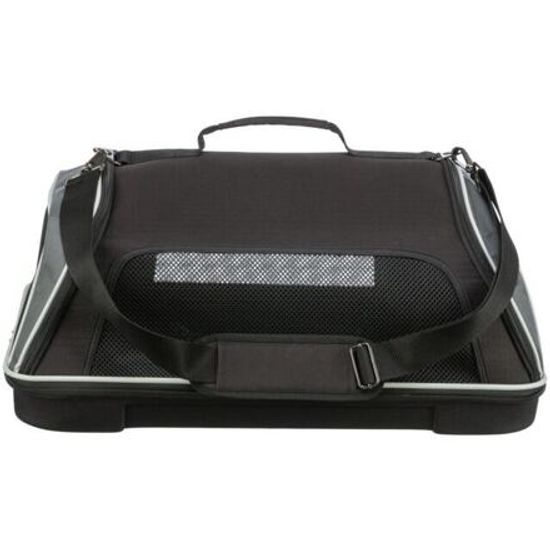 Trixie Letecká přepravní taška BOARDING 55x 23x 40cm do 7kg černá/šedá