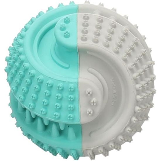 Flamingo Hračka guma Growi míč bílá&zelená