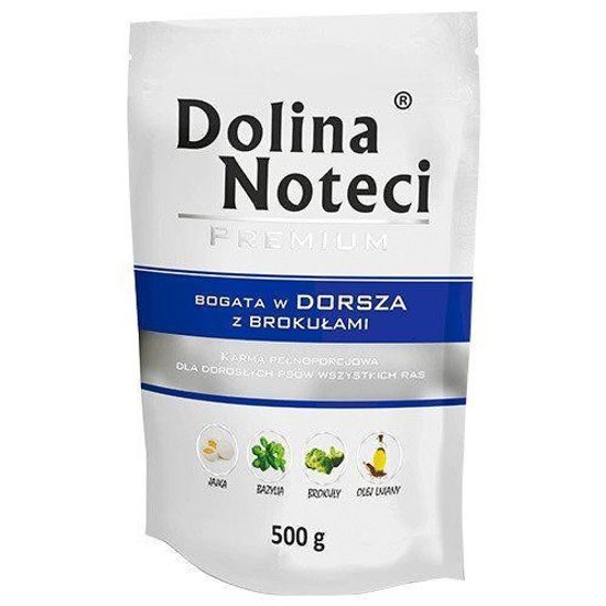 Dolina Noteci PREMIUM treska s brokolicí kapsička pro psy 500 g