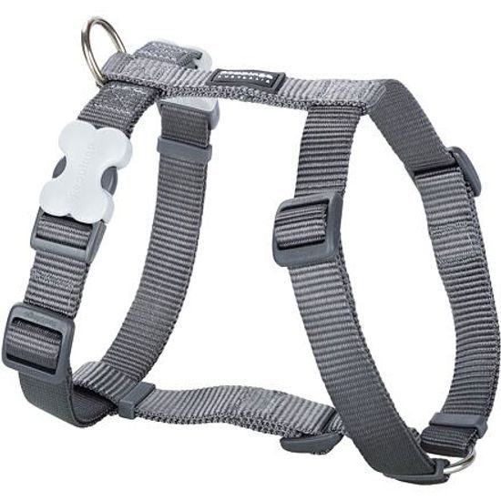 Red Dingo Postroj 12 mm x 30-44 cm Šedá