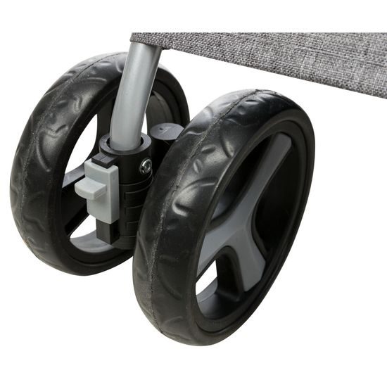 Trixie Kočárek pro psy BUGGY rychlosklápěcí 47x100x80cm nosnost do 15 kg šedá