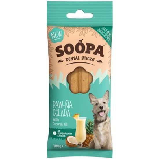Soopa Pets Dentální tyčinky Soopa Paw-Na Colada 100 g