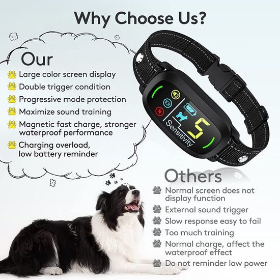 Reedog Protištěkací obojek S1