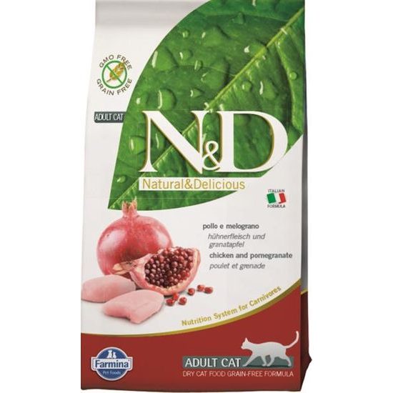 N&D PRIME Cat GF Chicken & Pomegranate Adult 1,5 kg