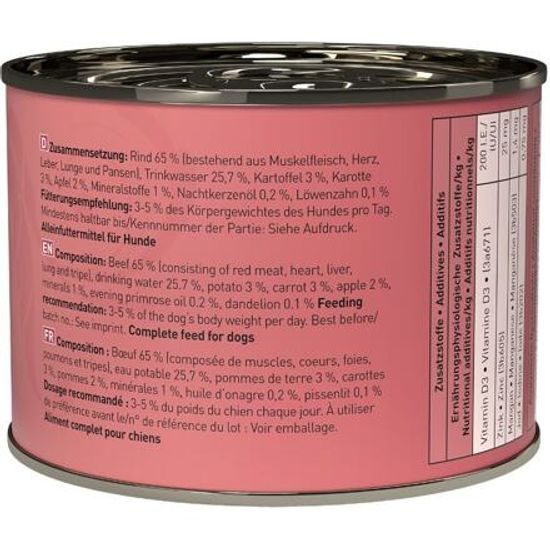 Dogz finefood Konzerva No.2 s hovězím masem 200 g