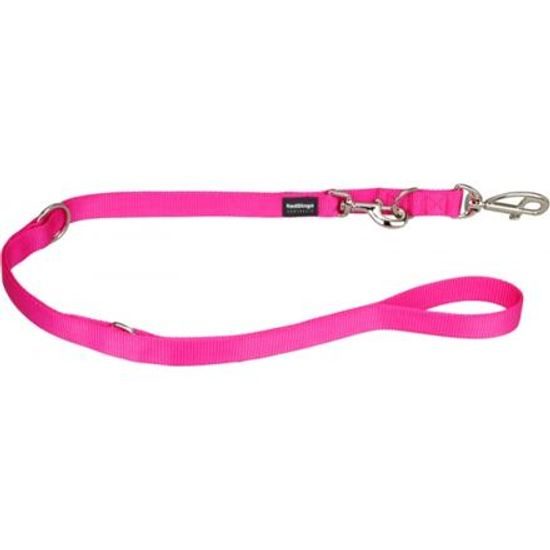 Red Dingo Vodítko přepínací 20 mm x 2 m Tmavě Růžová