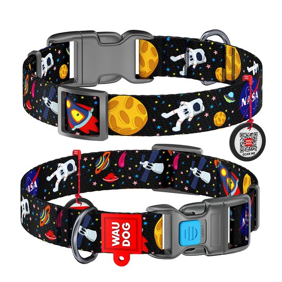WAUDOG Obojek nylonový NASA QR