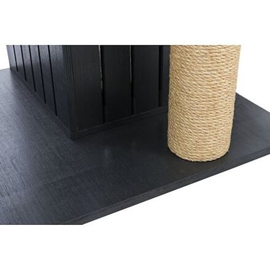 Trixie BE NORDIC škrabadlo FREIA 123cm 2xkukaň hammock antracit/písek