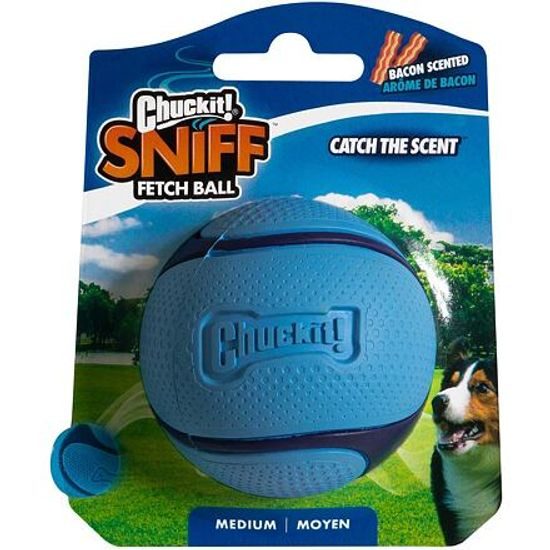 Chuckit! Míček Sniff Ball s vůní slaniny 6,5 cm