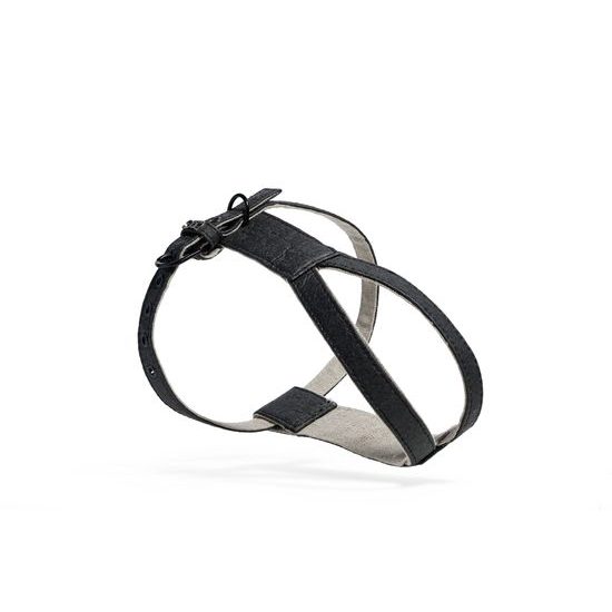 FUNKY DOG Černý Piñatex postroj