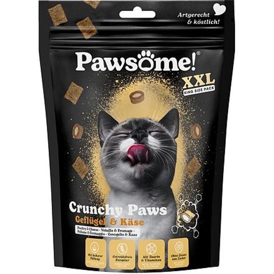 Pawsome! Crunchy Paws s drůbežím masem a sýrem 150 g