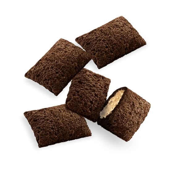 WOW Cat Plněné polštářky Crunchy s lososem 60g