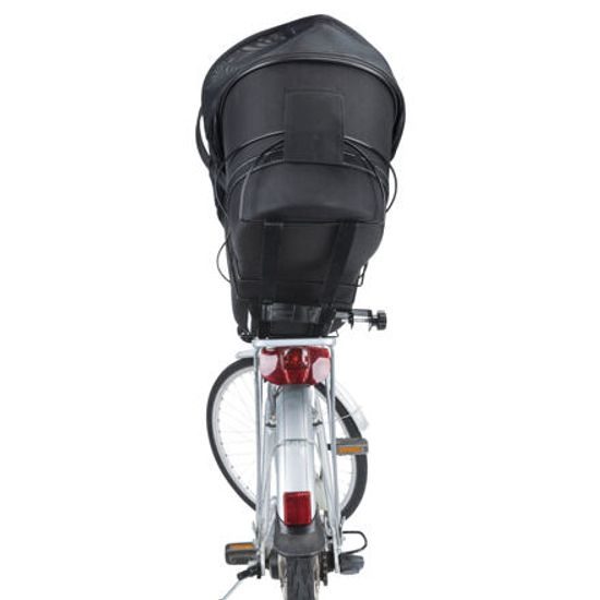 Trixie Přepravka na kolo LONG na široký nosič 29x42x60cm černá (max 8kg)