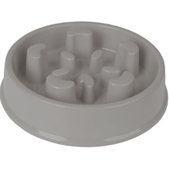 Flamingo Miska plast interaktivní šedá 500 ml