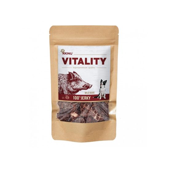 Akinu VITALITY Jerky divočák pro psy 50g
