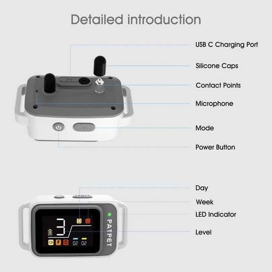 Patpet Protištěkací obojek BC02