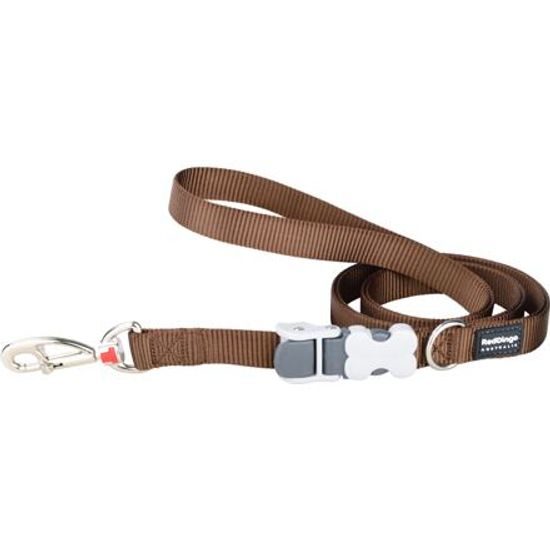 Red Dingo Vodítko SuperLead 20 mm x 1,8 m Hnědá