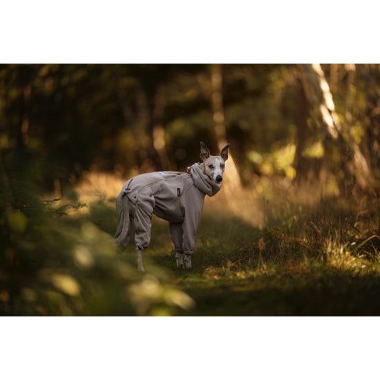 Non-stop dogwear Celotělová mikina Trail quest fleece overall dog jacket béžová