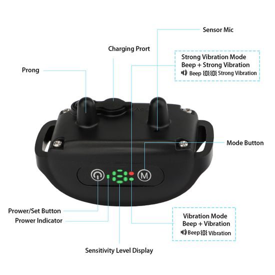 Reedog Protištěkací obojek V2