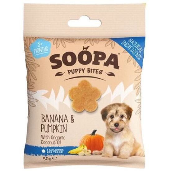 Soopa Pets Soopa Healthy Bites Puppy s banánem a dýní 50 g