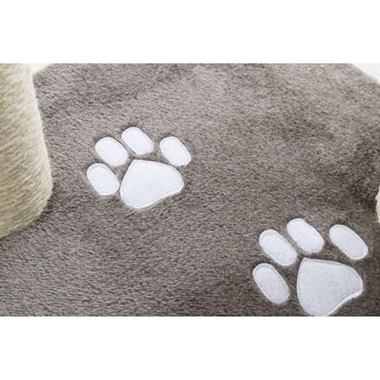 Trixie Škrabadlo ALTEA 3 podesty 117cm/ø9cm platinově šedá