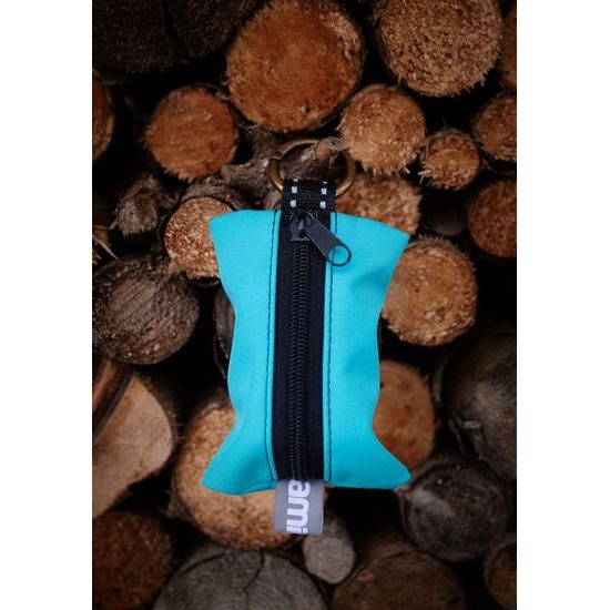 Aminela pouzdro na psí sáčky tyrkysové