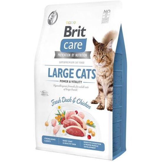 Brit Care Cat Grain-Free Large cats Power & Vitality 2 kg