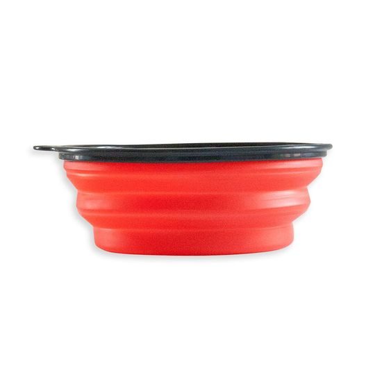 Akinu Miska pro psy červená skládací 800 ml