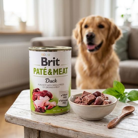 Brit Paté & Meat Kachní 400 g