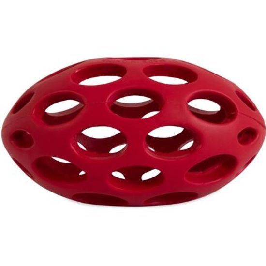 JW Pet JW Hol-EE Football děrovaný rugby míč Small