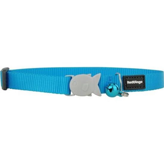 Red Dingo Obojek pro koťata 8 mm x 16-26 cm Tyrkysová