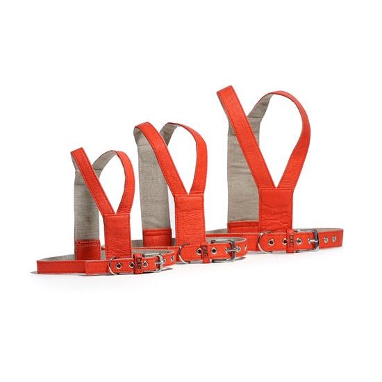 FUNKY DOG Červený Piñatex postroj