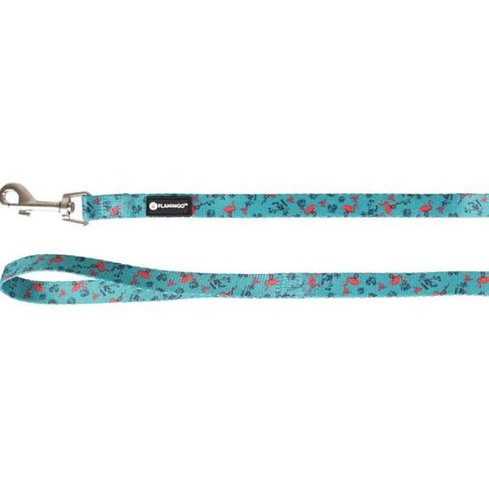 Flamingo Vodítko nylon Samar tyrkysové 1,5x120 cm