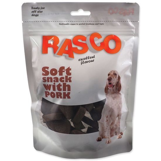 Rasco Pochoutka měkký pamlsek s vepřovým 3,5cm 450g