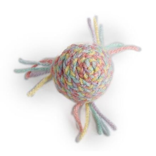 AFP Hračka pro kočky míček AFP Knotty Habit s přízí