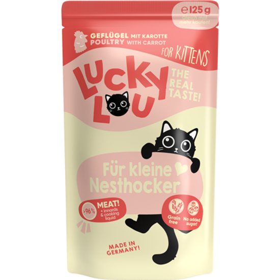 Lucky Lou Lifestage Kitten s drůbežím masem 125 g