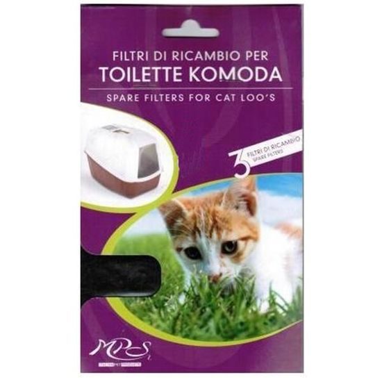 Nobby Filtry náhradní k Nobby WC Komoda 3ks