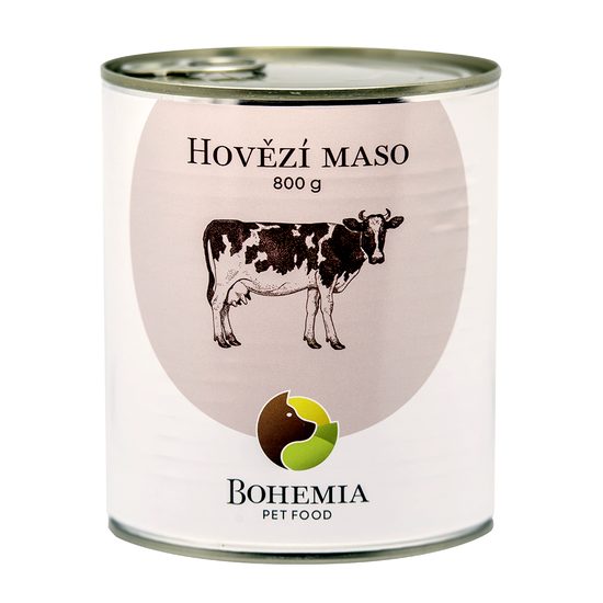 BOHEMIA Hovězí maso ve vlastní šťávě 800 g