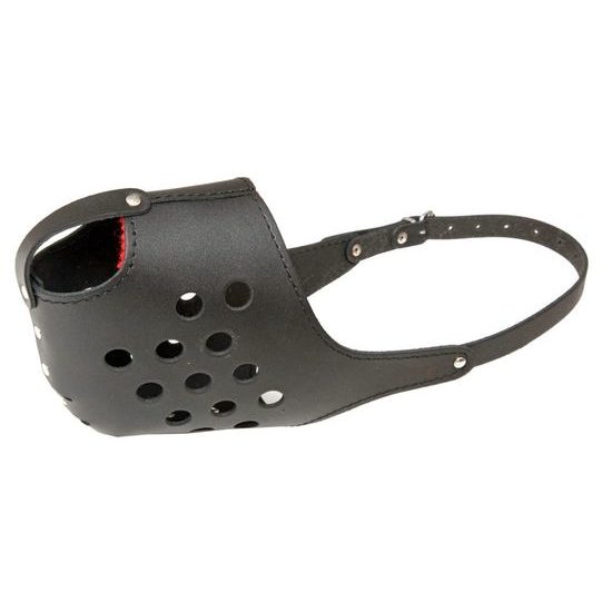 BafPet Kožený náhubek plný