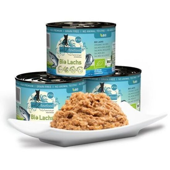 Catz finefood Konzerva CF Bio No.513 s lososem 200 g