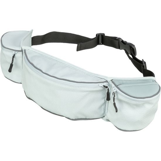 TRIXIE BAGGY Belt maxi ledvinka 44x33x18 cm/pas 62-125 cm žlutá/šedomodrá/lila LIMITOVANÁ NABÍDKA