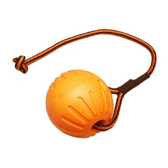 BAFPET Míček FOAM se šňůrkou oranžová