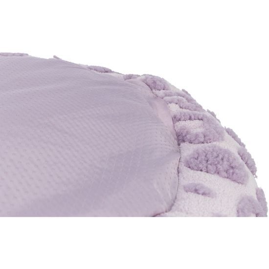 Trixie Pelech HEARTS se srdíčky kulatý s okrajem 50 cm lila - LIMITOVANÁ NABÍDKA