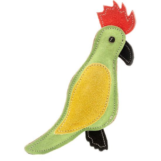 Wooffee kožená hračka Papoušek