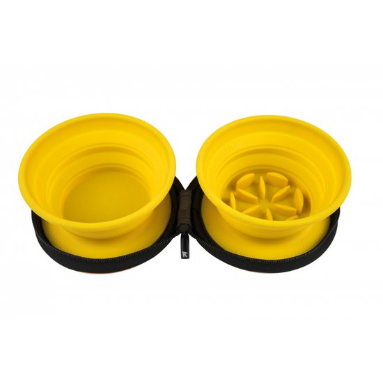 KIWI WALKER Cestovní zpomalovací dvojmiska SLOWFEEDER 700 ml